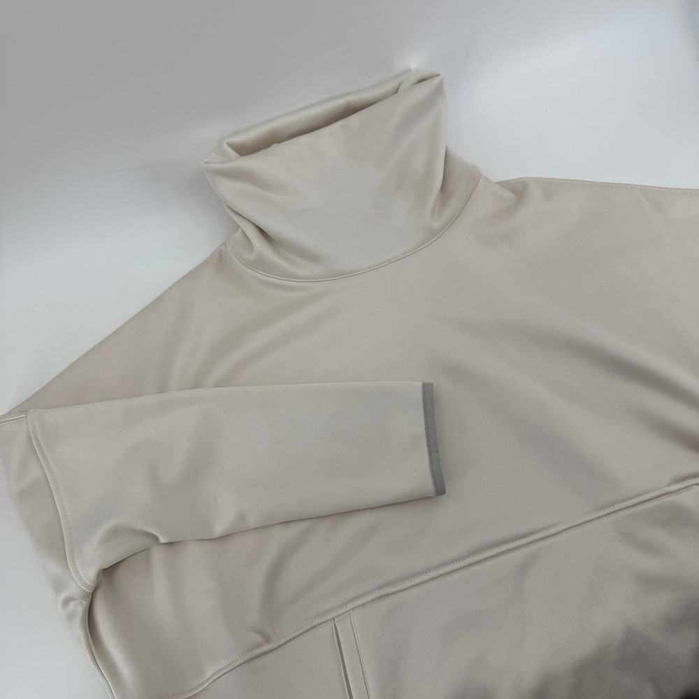 The North Face Women's Oversized Canyonlands Funnel Neck Pullover Fleece M Ivory